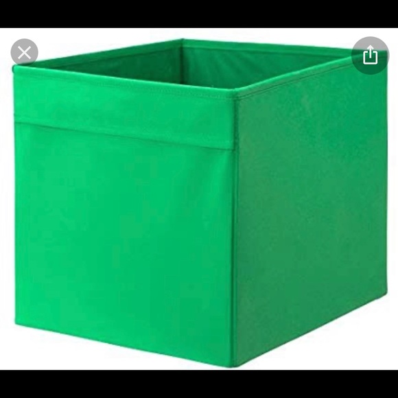 IKEA DRONA GREEN STORAGE CUBE - Picture 1 of 1